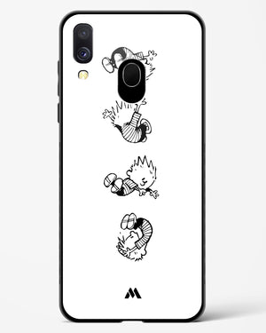 Calvin Hobbes Falling Glass Case Phone Cover-(Samsung)