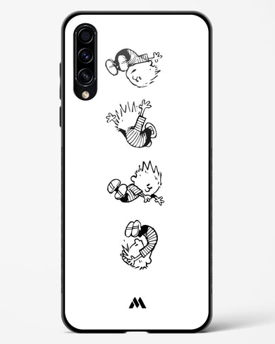 Calvin Hobbes Falling Glass Case Phone Cover (Samsung)