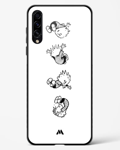 Calvin Hobbes Falling Glass Case Phone Cover-(Samsung)