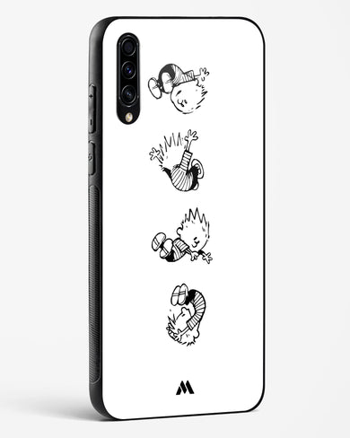 Calvin Hobbes Falling Glass Case Phone Cover (Samsung)