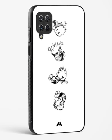 Calvin Hobbes Falling Glass Case Phone Cover-(Samsung)