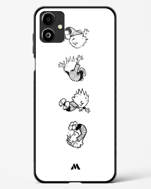 Calvin Hobbes Falling Glass Case Phone Cover-(Samsung)