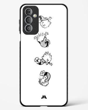 Calvin Hobbes Falling Glass Case Phone Cover (Samsung)