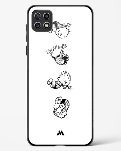 Calvin Hobbes Falling Glass Case Phone Cover (Samsung)
