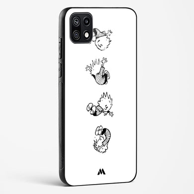 Calvin Hobbes Falling Glass Case Phone Cover (Samsung)