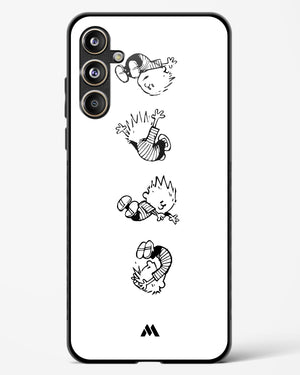 Calvin Hobbes Falling Glass Case Phone Cover (Samsung)