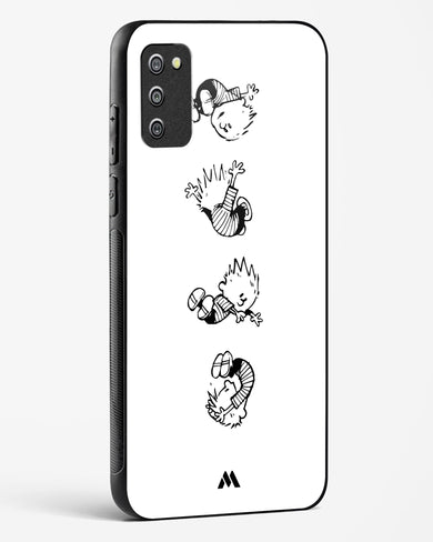 Calvin Hobbes Falling Glass Case Phone Cover (Samsung)