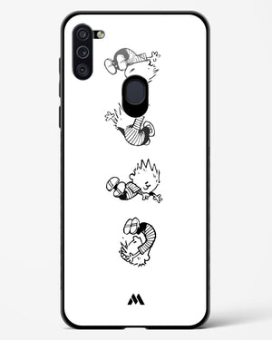 Calvin Hobbes Falling Glass Case Phone Cover (Samsung)