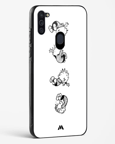 Calvin Hobbes Falling Glass Case Phone Cover-(Samsung)