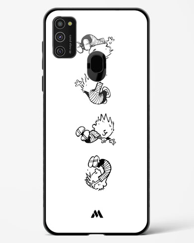 Calvin Hobbes Falling Glass Case Phone Cover-(Samsung)