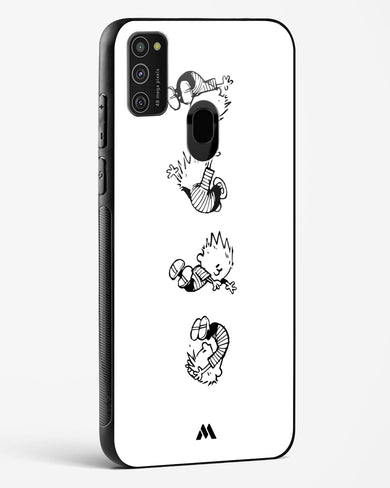 Calvin Hobbes Falling Glass Case Phone Cover (Samsung)