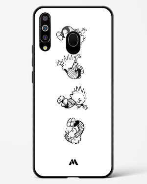 Calvin Hobbes Falling Glass Case Phone Cover (Samsung)