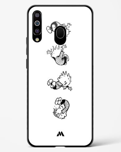 Calvin Hobbes Falling Glass Case Phone Cover-(Samsung)