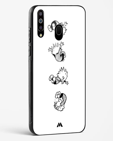 Calvin Hobbes Falling Glass Case Phone Cover-(Samsung)