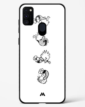 Calvin Hobbes Falling Glass Case Phone Cover (Samsung)
