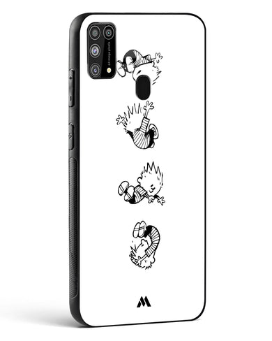 Calvin Hobbes Falling Glass Case Phone Cover-(Samsung)