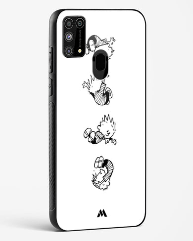 Calvin Hobbes Falling Glass Case Phone Cover-(Samsung)