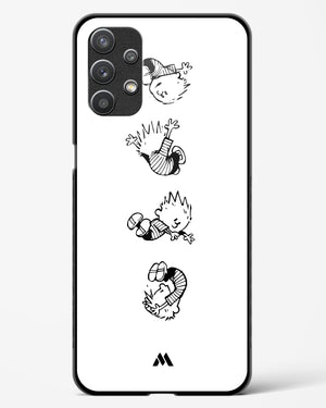 Calvin Hobbes Falling Glass Case Phone Cover (Samsung)