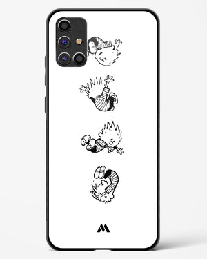 Calvin Hobbes Falling Glass Case Phone Cover (Samsung)