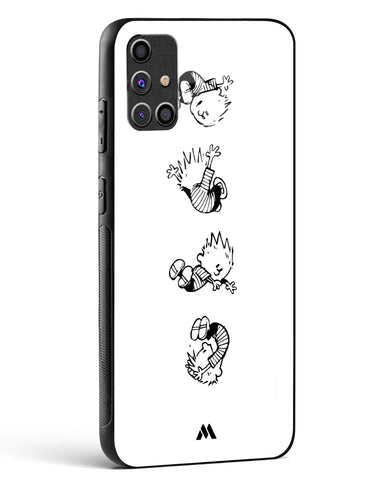 Calvin Hobbes Falling Glass Case Phone Cover (Samsung)