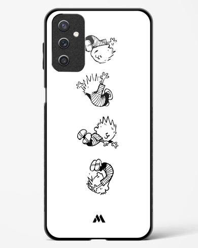 Calvin Hobbes Falling Glass Case Phone Cover (Samsung)