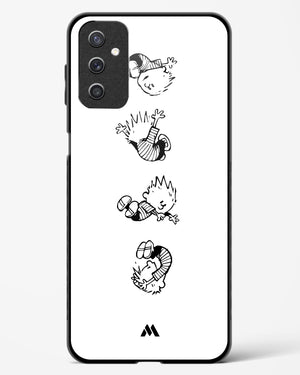 Calvin Hobbes Falling Glass Case Phone Cover (Samsung)