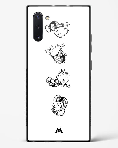 Calvin Hobbes Falling Glass Case Phone Cover-(Samsung)