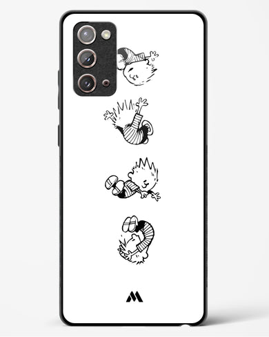 Calvin Hobbes Falling Glass Case Phone Cover-(Samsung)