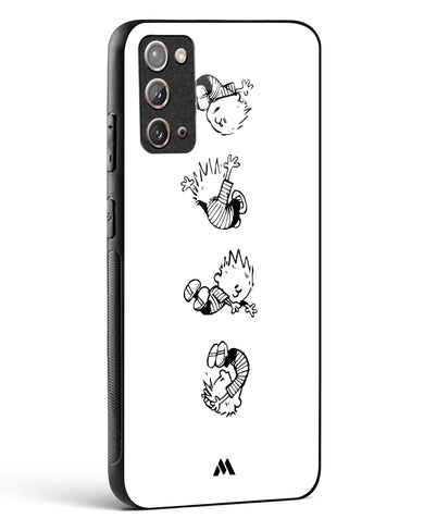 Calvin Hobbes Falling Glass Case Phone Cover (Samsung)