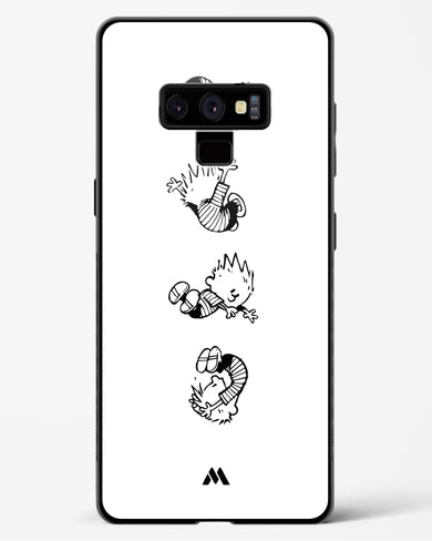 Calvin Hobbes Falling Glass Case Phone Cover (Samsung)