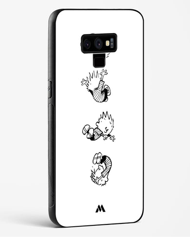 Calvin Hobbes Falling Glass Case Phone Cover (Samsung)