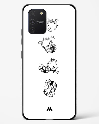 Calvin Hobbes Falling Glass Case Phone Cover-(Samsung)