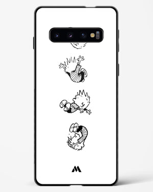 Calvin Hobbes Falling Glass Case Phone Cover (Samsung)