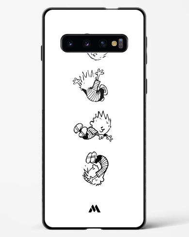 Calvin Hobbes Falling Glass Case Phone Cover (Samsung)