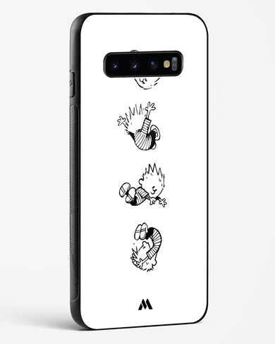 Calvin Hobbes Falling Glass Case Phone Cover (Samsung)