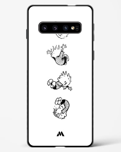 Calvin Hobbes Falling Glass Case Phone Cover-(Samsung)