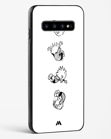 Calvin Hobbes Falling Glass Case Phone Cover-(Samsung)