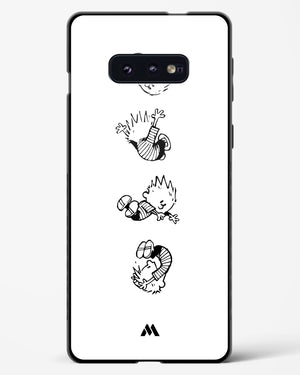 Calvin Hobbes Falling Glass Case Phone Cover (Samsung)