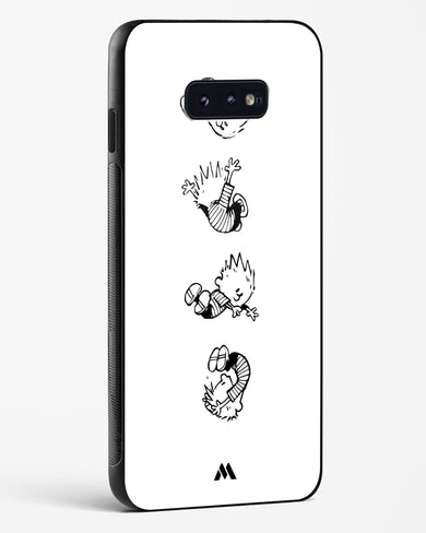 Calvin Hobbes Falling Glass Case Phone Cover (Samsung)