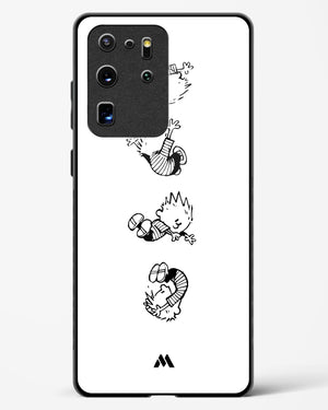 Calvin Hobbes Falling Glass Case Phone Cover (Samsung)