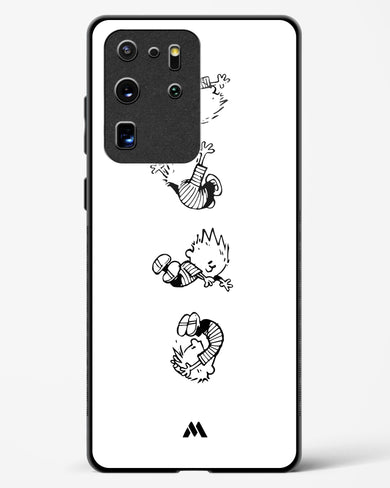 Calvin Hobbes Falling Glass Case Phone Cover-(Samsung)