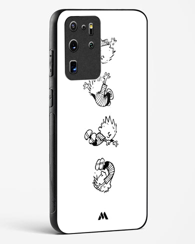 Calvin Hobbes Falling Glass Case Phone Cover-(Samsung)