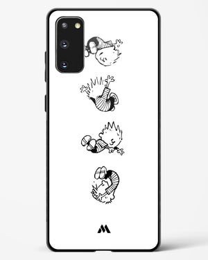 Calvin Hobbes Falling Glass Case Phone Cover (Samsung)