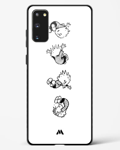 Calvin Hobbes Falling Glass Case Phone Cover (Samsung)