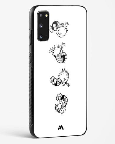 Calvin Hobbes Falling Glass Case Phone Cover (Samsung)