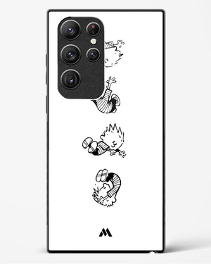 Calvin Hobbes Falling Glass Case Phone Cover (Samsung)