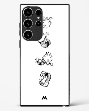 Calvin Hobbes Falling Glass Case Phone Cover-(Samsung)