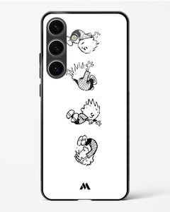 Calvin Hobbes Falling Glass Case Phone Cover (Samsung)