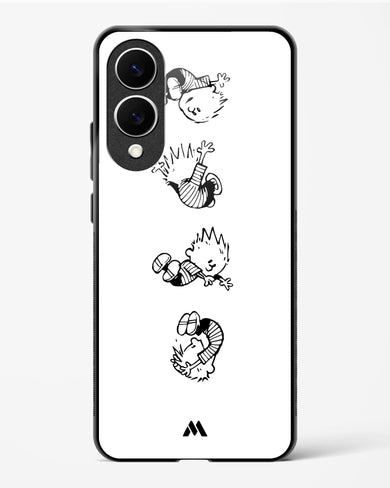 Calvin Hobbes Falling Glass Case Phone Cover (Samsung)