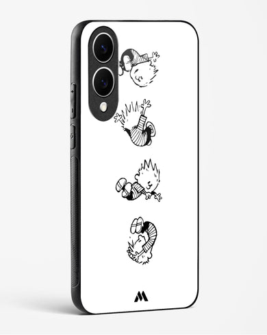 Calvin Hobbes Falling Glass Case Phone Cover (Samsung)
